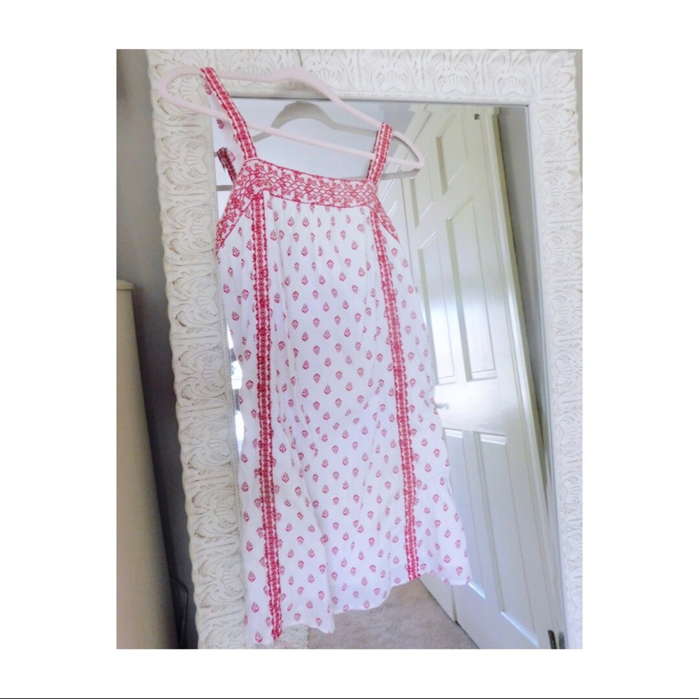 OLD NAVY Red and White Sun Dress